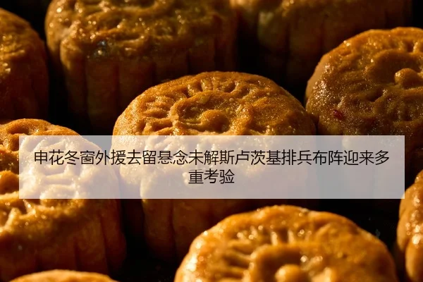 申花冬窗外援去留悬念未解斯卢茨基排兵布阵迎来多重考验